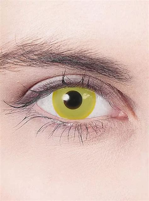 yellow contacts prescription|solid yellow contact lenses.